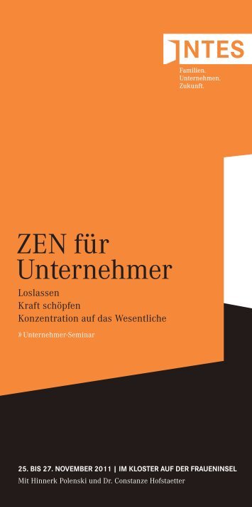 ZEN für Unternehmer - INTES