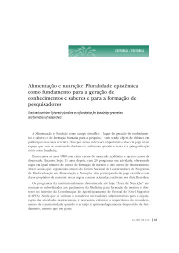 Pluralidade epistêmica como fundamento para a geração de ...