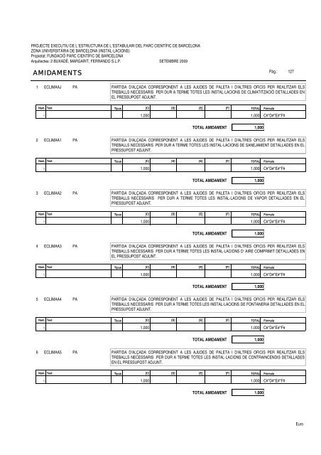 Amidaments (PDF) - Parc Científic de Barcelona