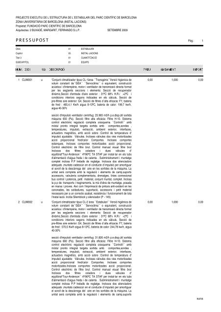 Amidaments (PDF) - Parc Científic de Barcelona