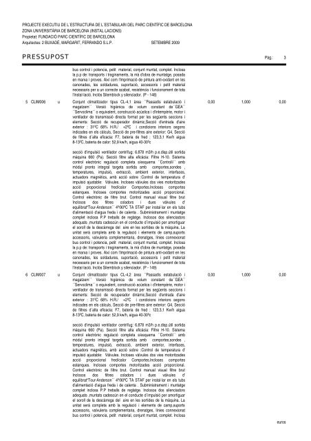 Amidaments (PDF) - Parc Científic de Barcelona