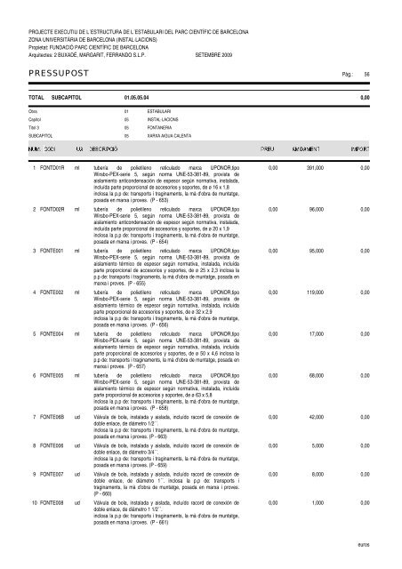 Amidaments (PDF) - Parc Científic de Barcelona