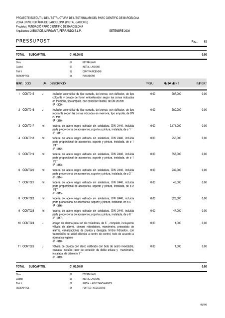 Amidaments (PDF) - Parc Científic de Barcelona