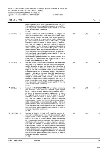 Amidaments (PDF) - Parc Científic de Barcelona