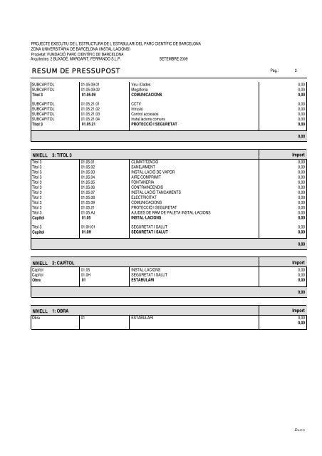 Amidaments (PDF) - Parc Científic de Barcelona