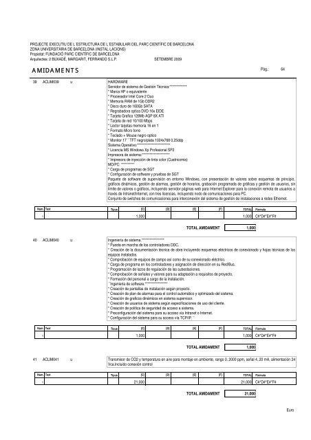 Amidaments (PDF) - Parc Científic de Barcelona