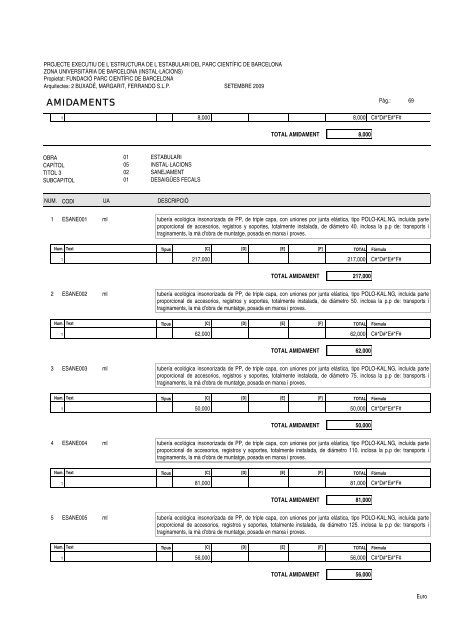 Amidaments (PDF) - Parc Científic de Barcelona