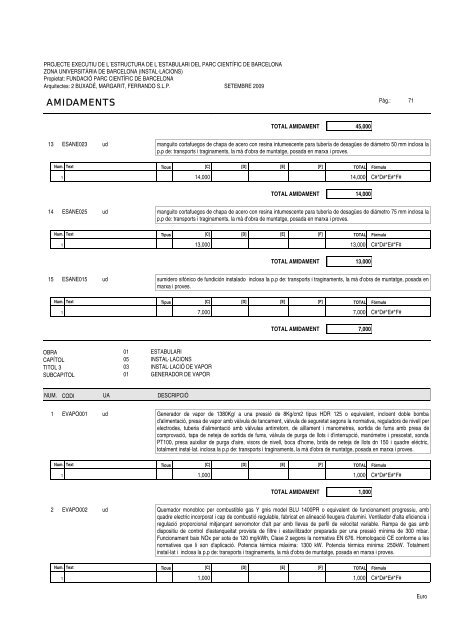 Amidaments (PDF) - Parc Científic de Barcelona