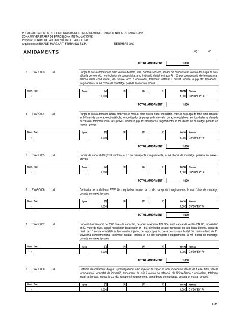 Amidaments (PDF) - Parc Científic de Barcelona