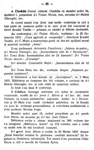 Anul 63 \ \ \ \ Nr. 1—8 Sibiiu, Ianuarie—August 1932.