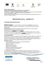 biotehnologia mediului - Biotehnologie