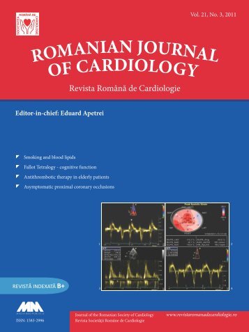 Vol. 21, No. 3, 2011 - Romanian Journal of Cardiology