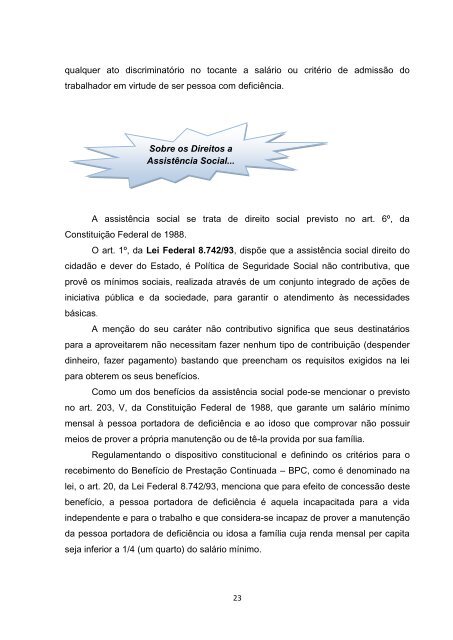 Cartilha Conhecendo os Direitos das Pessoas com Deficiência