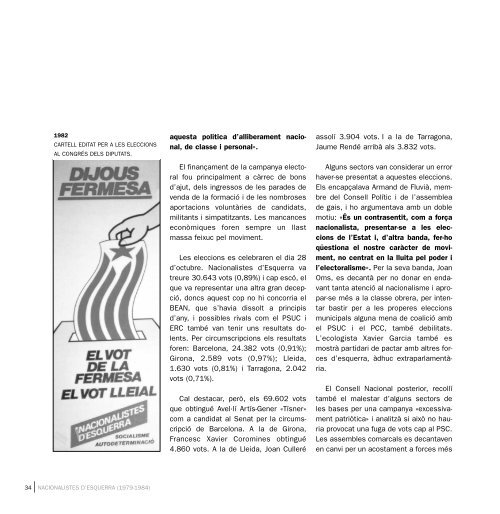'Nacionalistes d'Esquerra 1979-1984', editat per