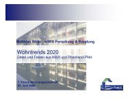 Wohntrends 2020 - InWIS Forschung & Beratung GmbH