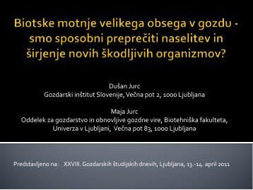 PPT - Univerza v Ljubljani