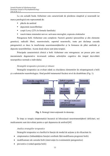 jurnalul român de psihofarmacologie romanian journal of ...