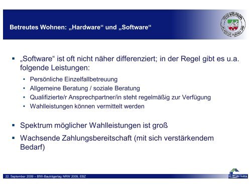 Vortrag von Dipl. Ing. Torsten BÃ¶lting am 22. September 2009 zum ...