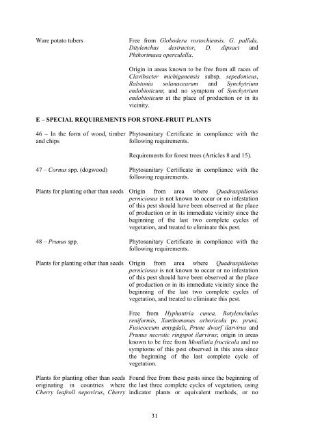 eppo collection of phytosanitary regulations recueil oepp de