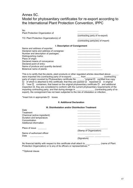 Regulations of 1 December 2000 no 1333 on plants ... - Mattilsynet