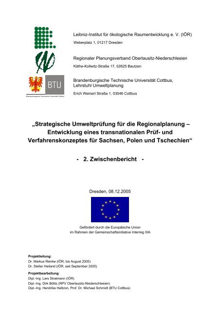 Download - Leibniz-Institut für ökologische Raumentwicklung