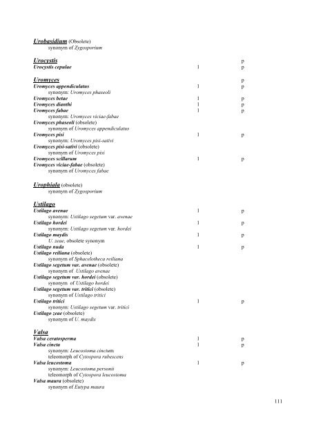 GUIDELINES Classification of organisms - Fungi