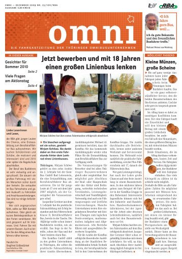 Jetzt bewerben und mit 18 Jahren einen großen Linienbus lenken