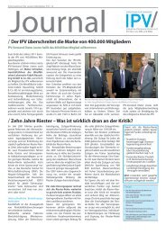 IPV-Journal 01/2012 - Industrie-Pensions-Verein eV