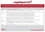 myjobportal - IQB Career Services AG