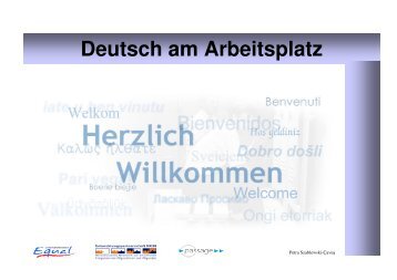 Deutsch am Arbeitsplatz (Petra Szablewski-Cavus) - Migration-online