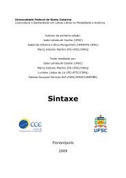 Sintaxe - Letras Libras - UFSC