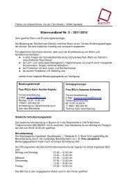 Elternrundbrief Nr. 2 – 2011/2012 - an der Freiherr-von-Ickstatt ...