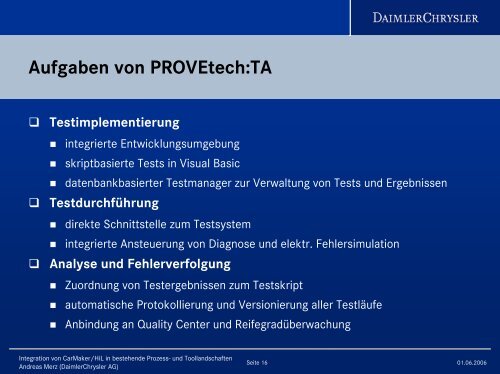 Einbindung von CarMaker/HIL - IPG