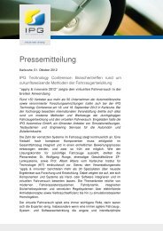 Pressemitteilung - IPG Automotive