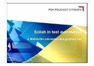 Scilab in test automation - IPG