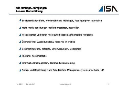 Vortrag Quo vadis Sifa [Kompatibilitätsmodus]