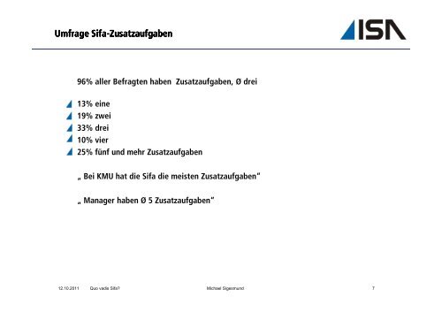 Vortrag Quo vadis Sifa [Kompatibilitätsmodus]