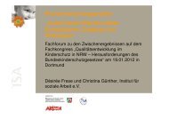 Powerpoint-Präsentation zu Zwischenergebnissen - Isa