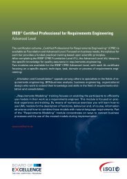 IREB® Certified Professional for Requirements Engineering ... - iSQI