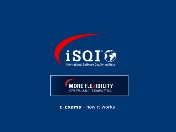 Have a look, how it works - iSQI