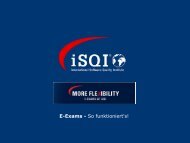 E-Exams - iSQI