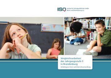 VERA 3 Broschüre Brandenburg - Institut für Schulqualität