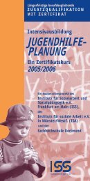 seminar - Institut für Sozialarbeit und Sozialpädagogik eV