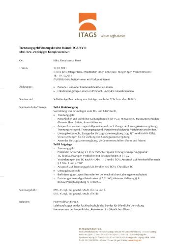 Trennungsgeld/Umzugskosten-Inland (TG/UKV-I) - IT Agentur ...