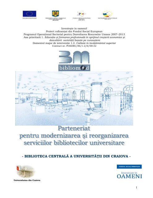 Prezentare biblioteca.pdf - Biblioteca Universitatii din Craiova ...