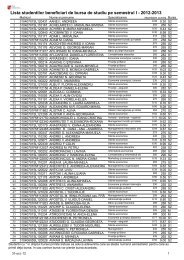 burse studiu 2012-2013 alfabetic sem1.pdf - Portal FEAA