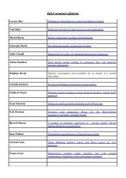 Tabel nominal alfabetic - IMAR