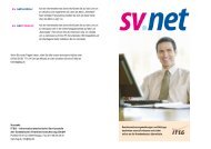 sv.net/online: sv.net/classic: - bei der ITSG GmbH