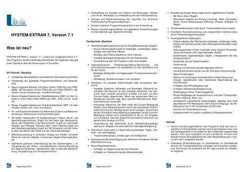 HYSTEM-EXTRAN 7 - itwh GmbH