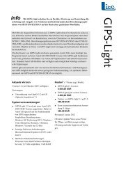 GIPS-Light, Produktinfo - itwh GmbH